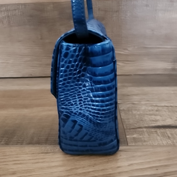 Brahmin Carina Blue Leather Purse Shoulder Bag - Palace Melbourne - Picture 4 of 13